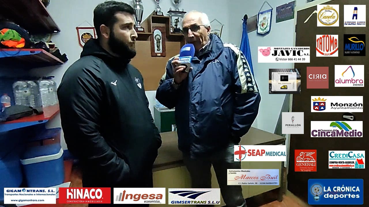 JOEL  ABOS (Entrenador Cariñena) CD Cariñena 2-3 At.Monzón Alumbra / J 20 / 3ª RFEF