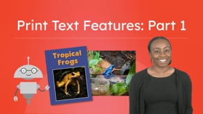 Print Text Features: Part 1