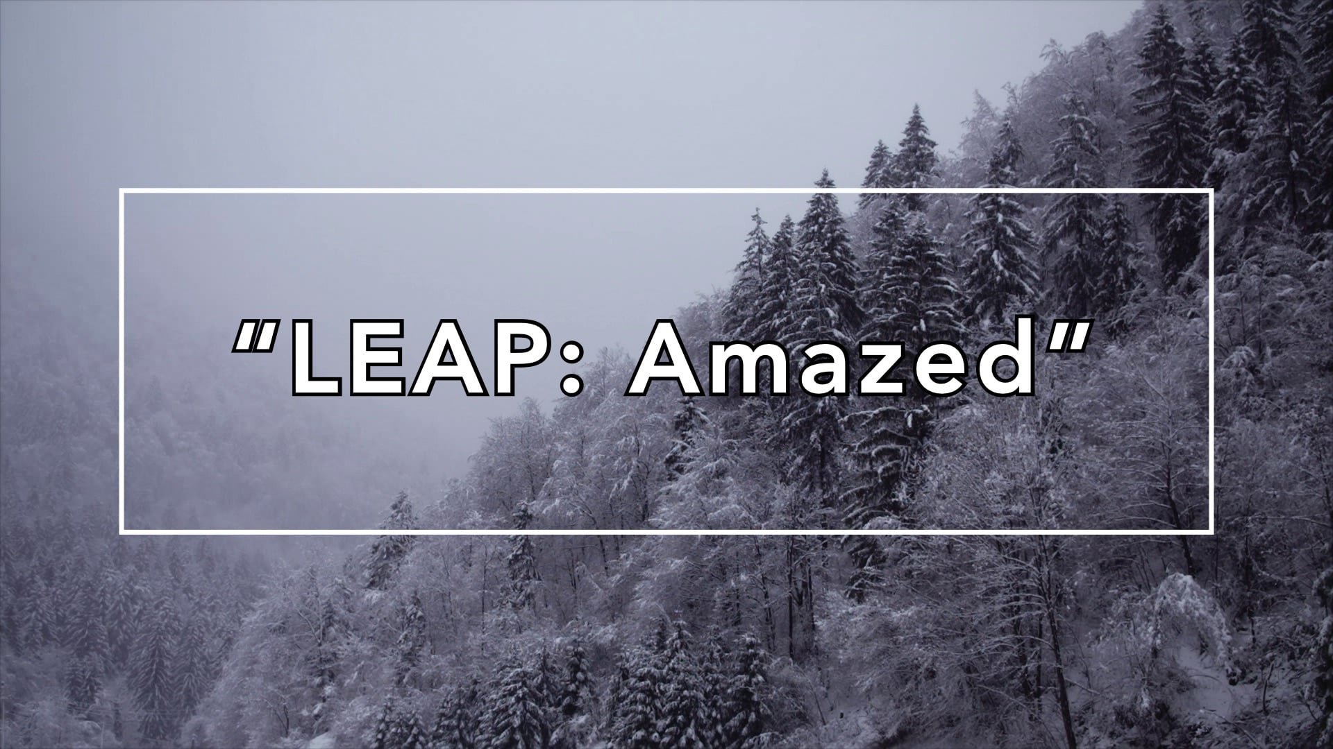 "LEAP: Amazed" 02/15/26