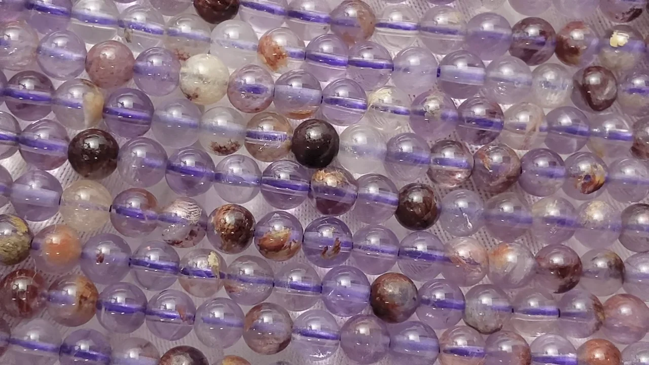 ガーデンアメジスト ラウンド4.5mm｜天然石ビーズの卸問屋・通販