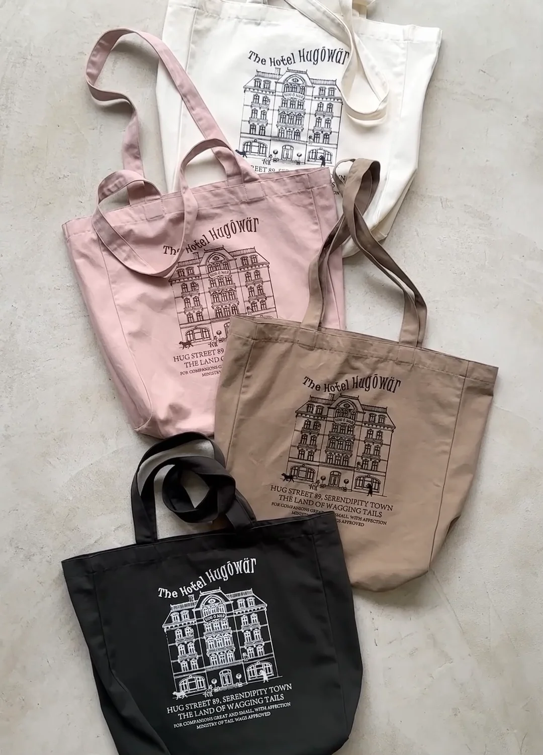 ハグオーワー  バッグ The hotel hugキャンバストートバッグ | HUG O WaR ONLINE STORE