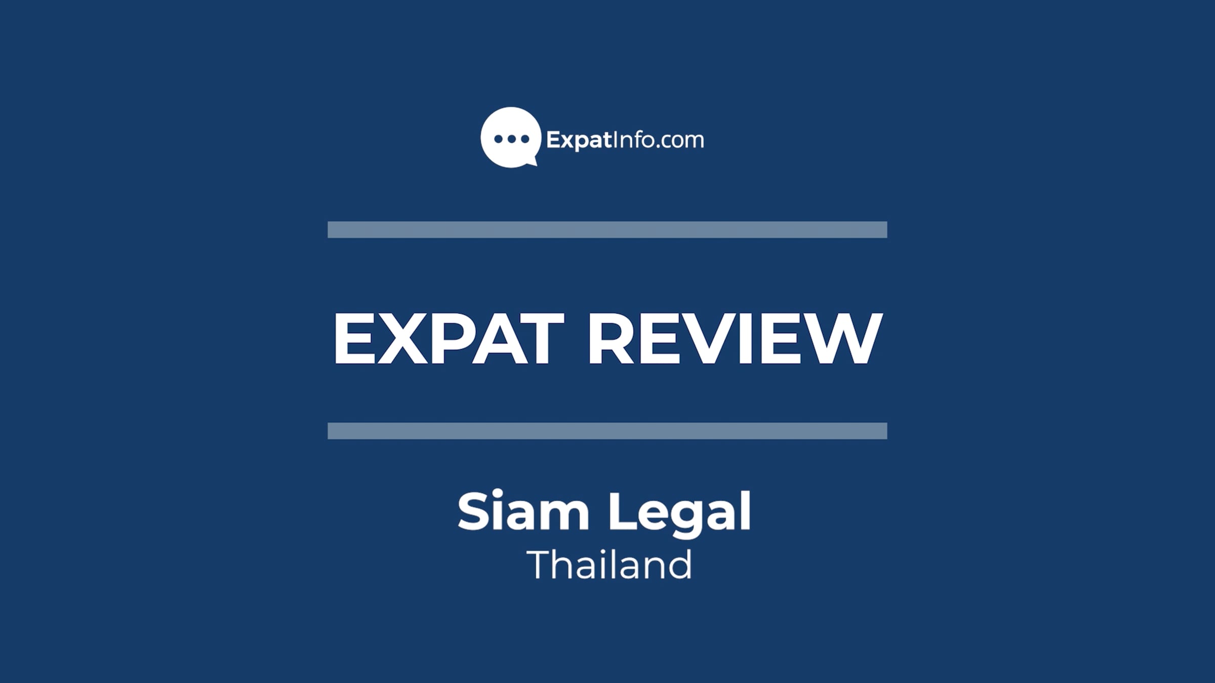 Expat Review - Siam Legal, Thailand
