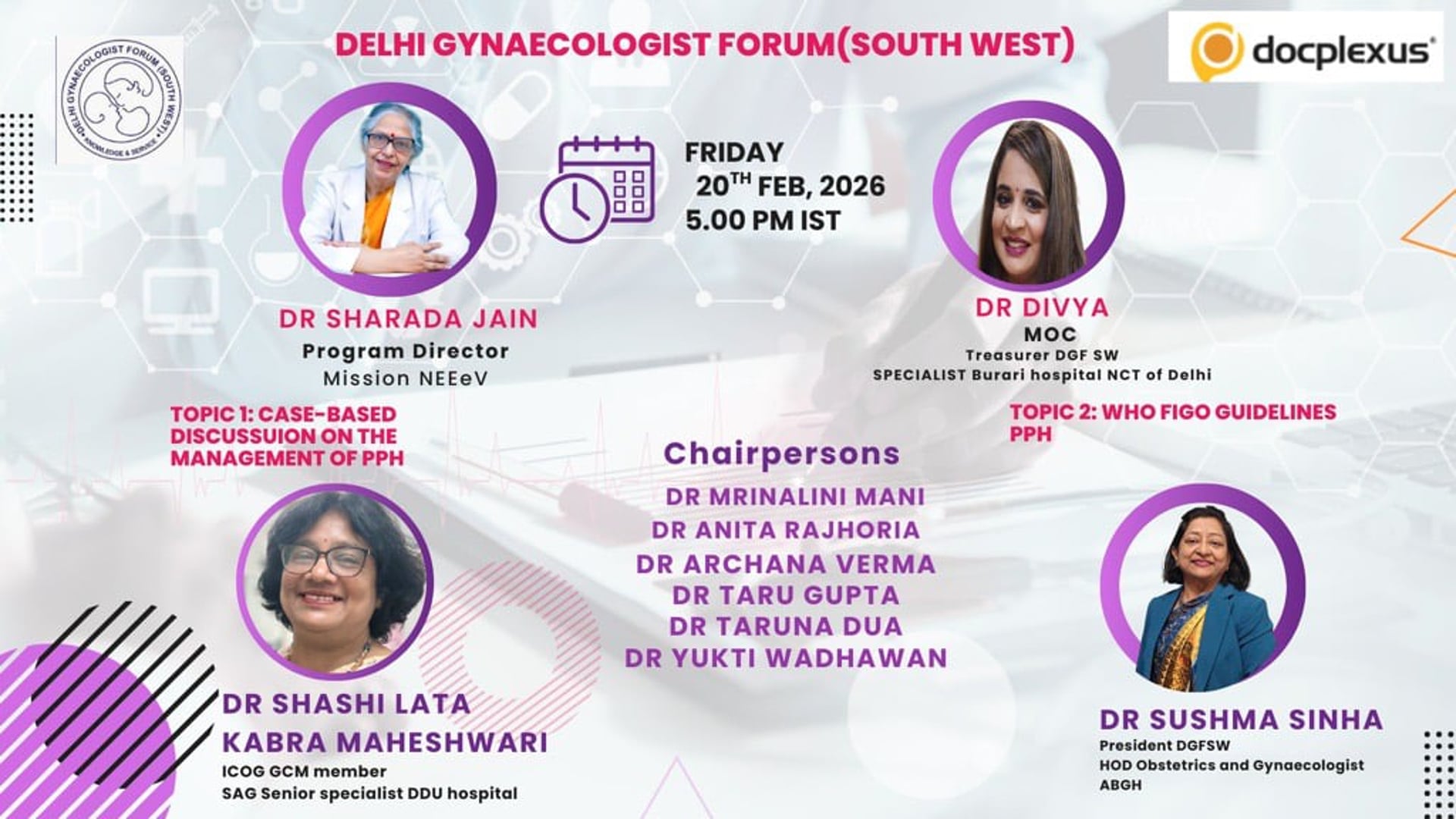 Delhi Gynaecological Forum Webinar: Session 1