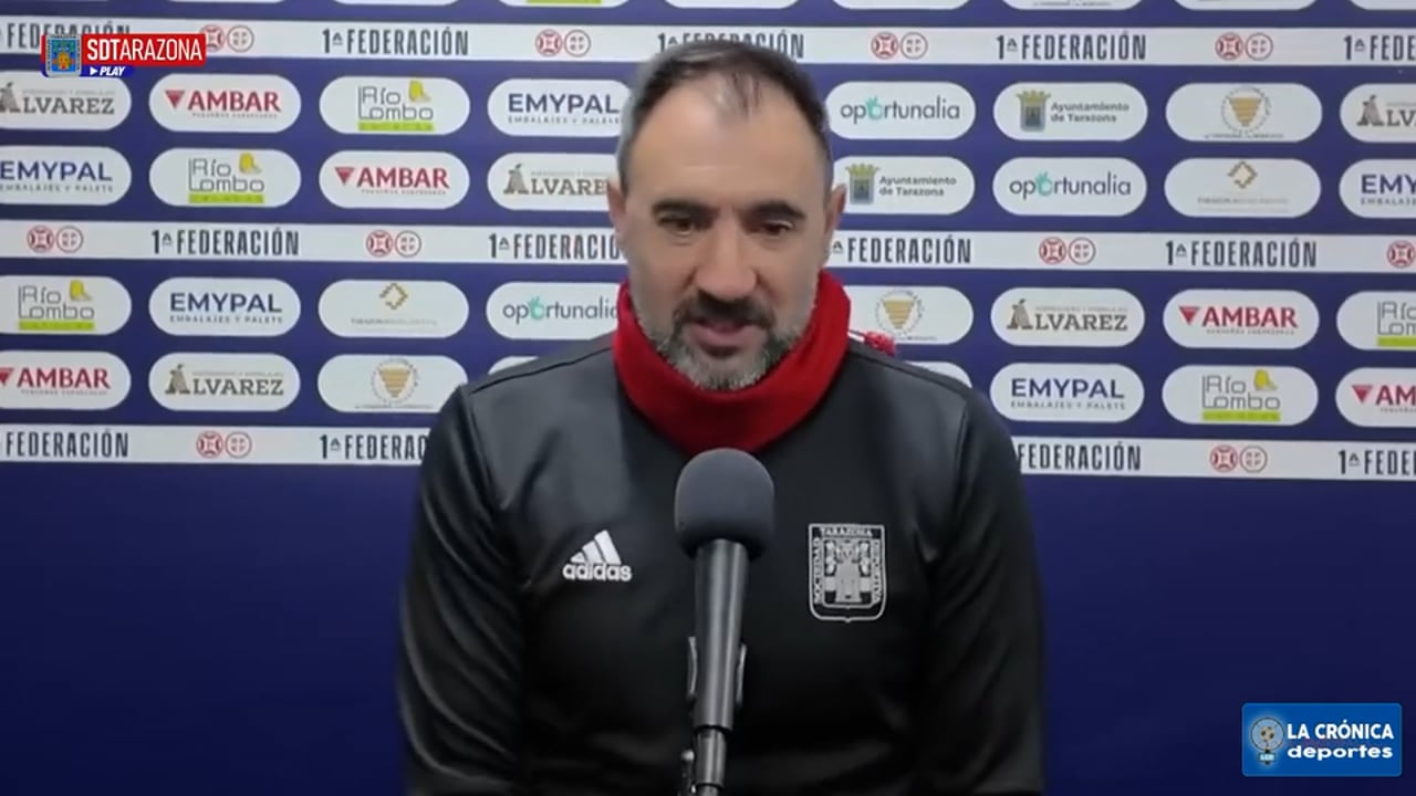 LA PREVIA / Sevilla Atlético - SD Tarazona / JUANMA BARRERO (Entrenador Tarazona) J25 - 1ª RFEF G2 / Fuente: SD Tarazona