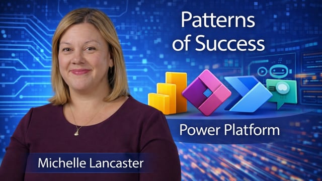 Patterns of Success |  Michelle Lancaster from Microsoft & Mitch Ashley
