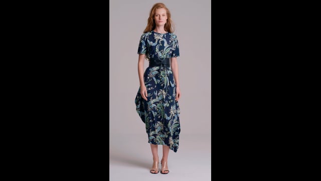 Vestido Amplo Fluity Estampado Clarice