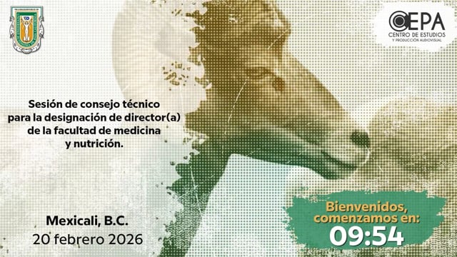 Sesión de consejo técnico para la designación de director(a) de la Facultad de Medicina y Nutrición.