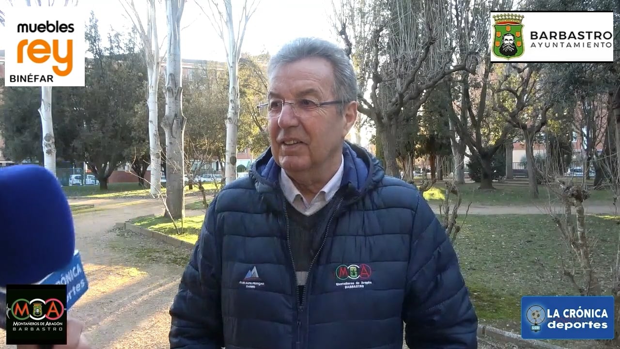 PEDRO SOLANA (Responsable de Medios de Montañeros de Aragón en Barbastro) Charlamos sobre la actualidad deportiva del club.