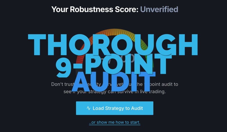 Backtest Auditor onboarding step 1 thumbnail