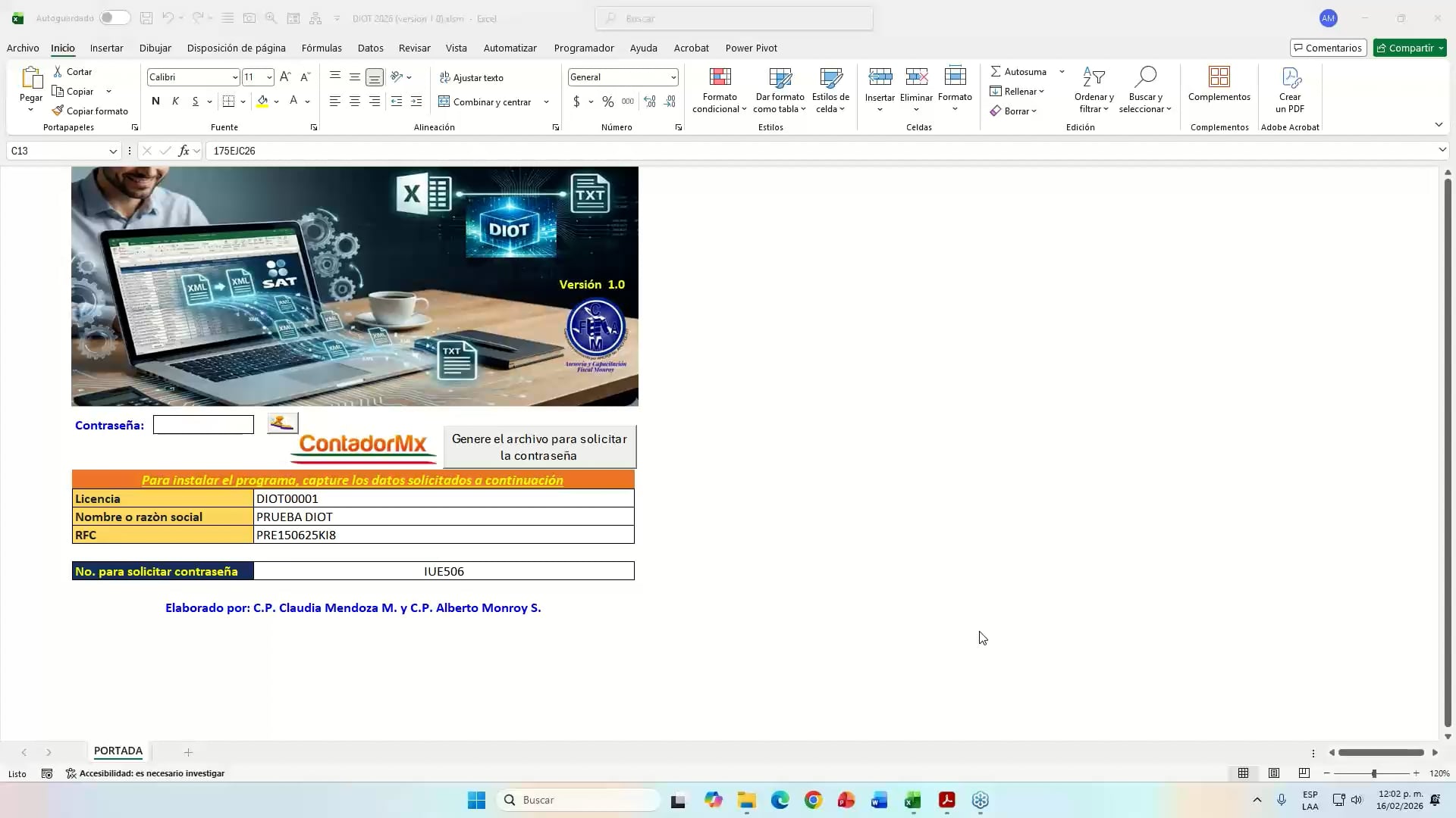 Carga Batch DIOT 2026 del SAT en Excel | Videos & Movies on Vimeo