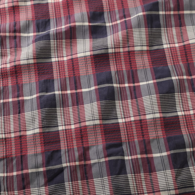 Vidéo: Toile de coton & viscose – Carreaux bleu & rouge