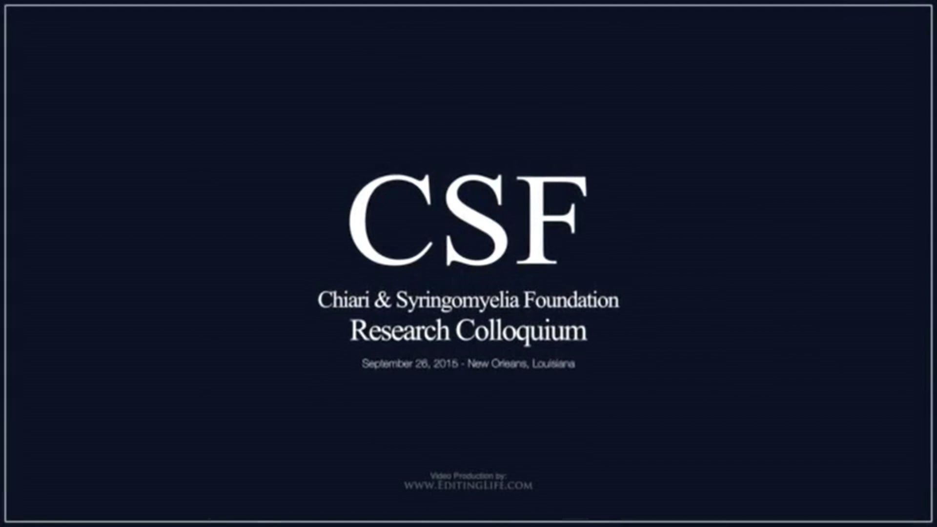 2015 Colloquium: Conversation About Radiological Normal & Pathological Threshold of Instability