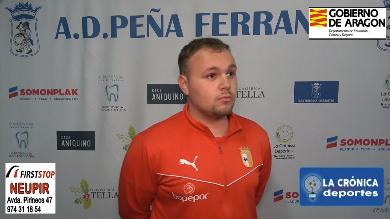 RAÚL ANSÓ (Segundo Entrenador Gallur) Peña Ferranca 1-2 CD Gallur / Jor. 21- Preferente Gr 1 
