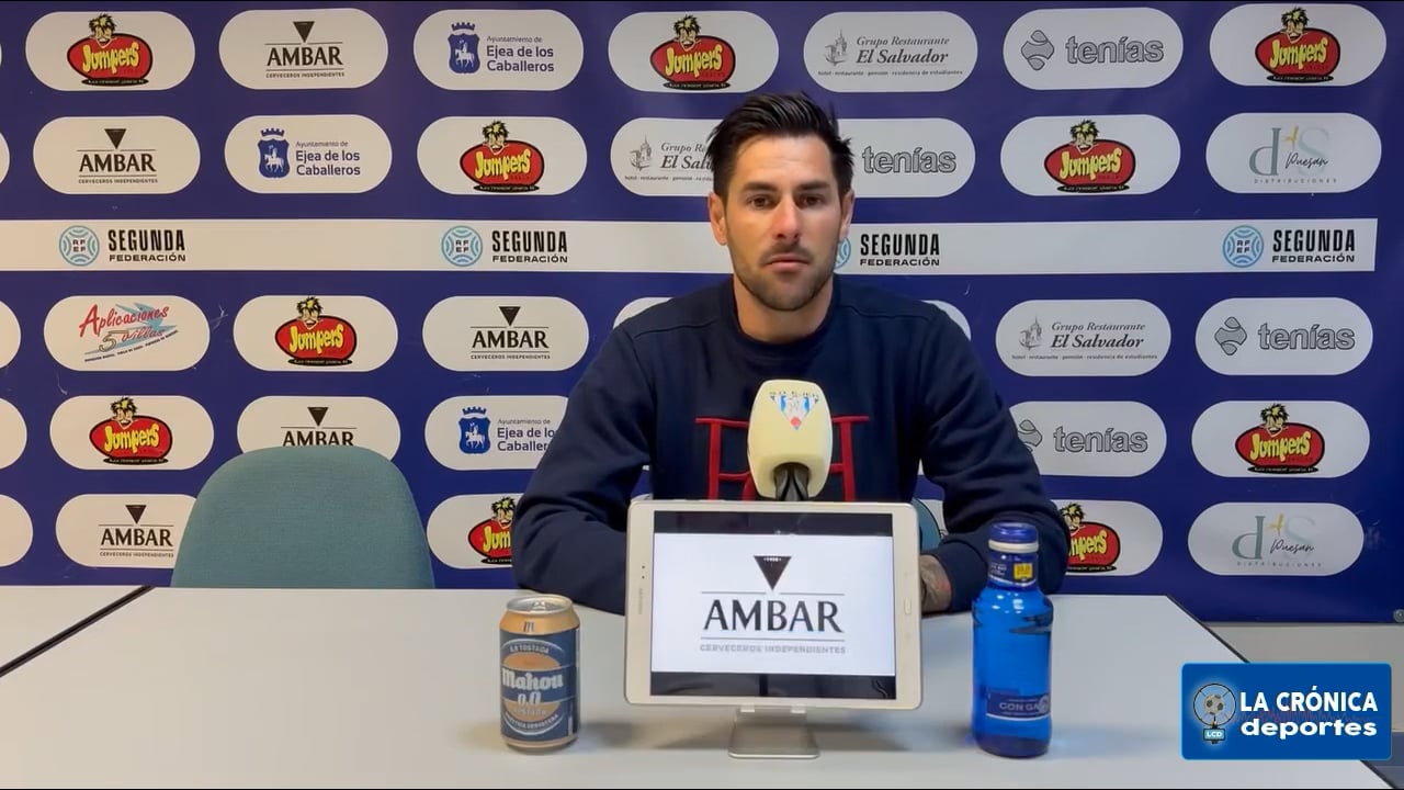 LUSO DELGADO (Entrenador Ejea) SD Ejea 0-0 UD Logroñes  / Jor. 24- Segunda Rfef / Gr 2 / Fuente: Facebook SD Ejea