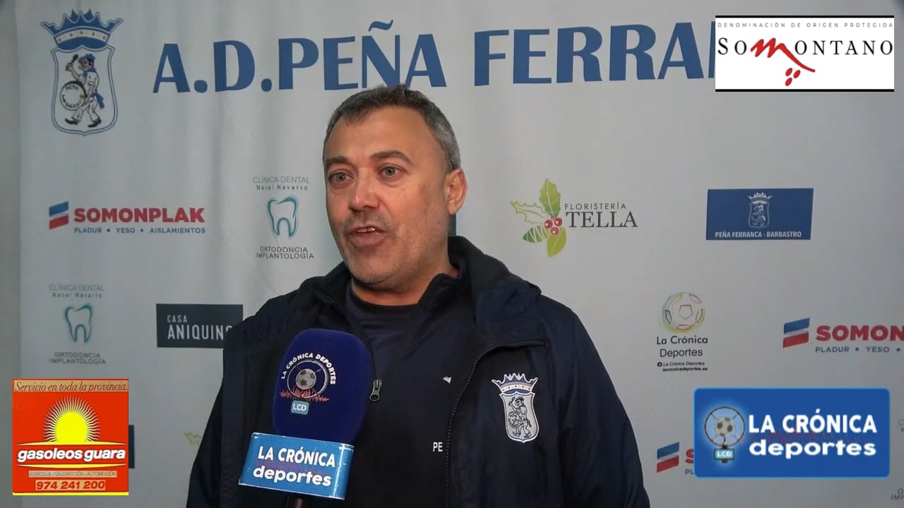 JOSÉ LUIS BLÁZQUEZ (Dirarectivo Peña Ferranca) Peña Fernca 1-2 CD Gallur / Jor. 21- Preferente Gr 1