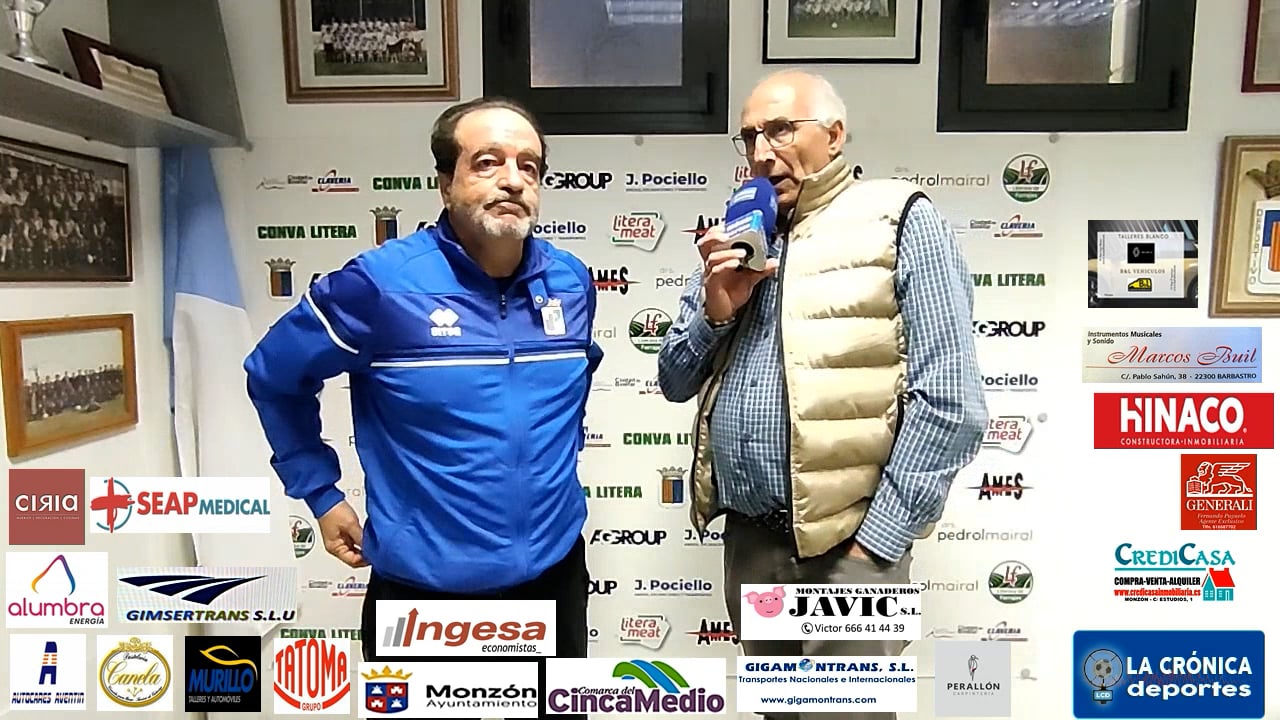 FÉLIX JIMENEZ (Entrenador Tamarite) CDJ Tamarite 1-2 At.Monzón Alumbra / J 23 / 3ª RFEF