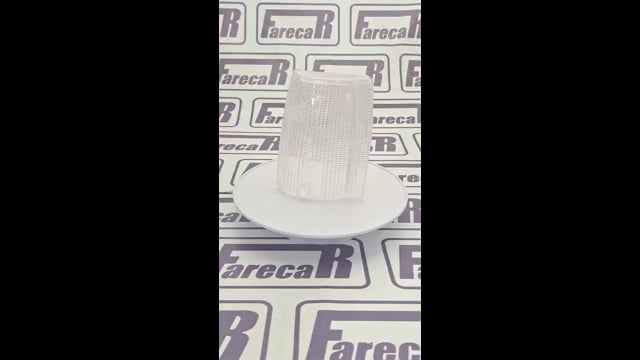 LENTE DIANT CRISTAL LOGO FIAT BIANCO SAVINO ESQ ELBA FIORINO PREMIO UNO 1984
