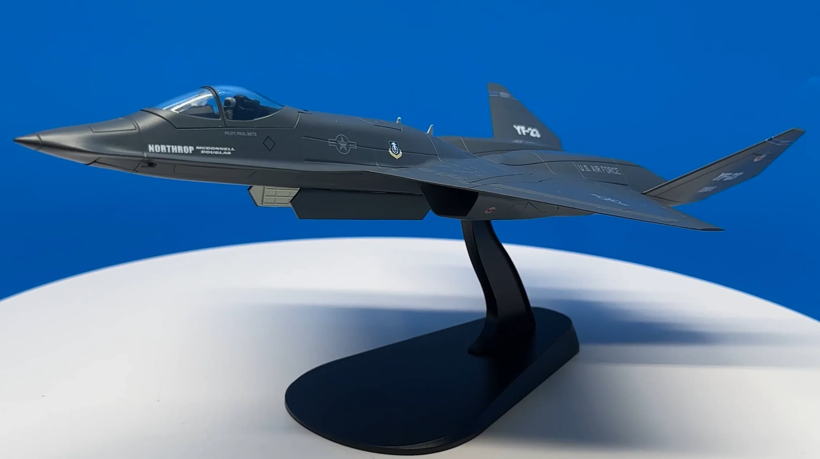 YF-23A Black Widow II Grey Ghost Die-Cast Model