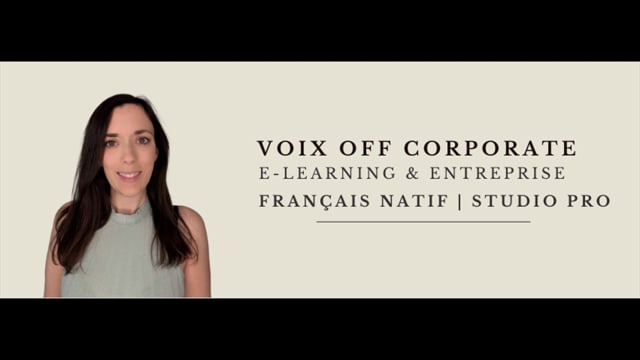 enregistrer une voix-off corporate professionnelle  - Français - Anglais - Studio pro