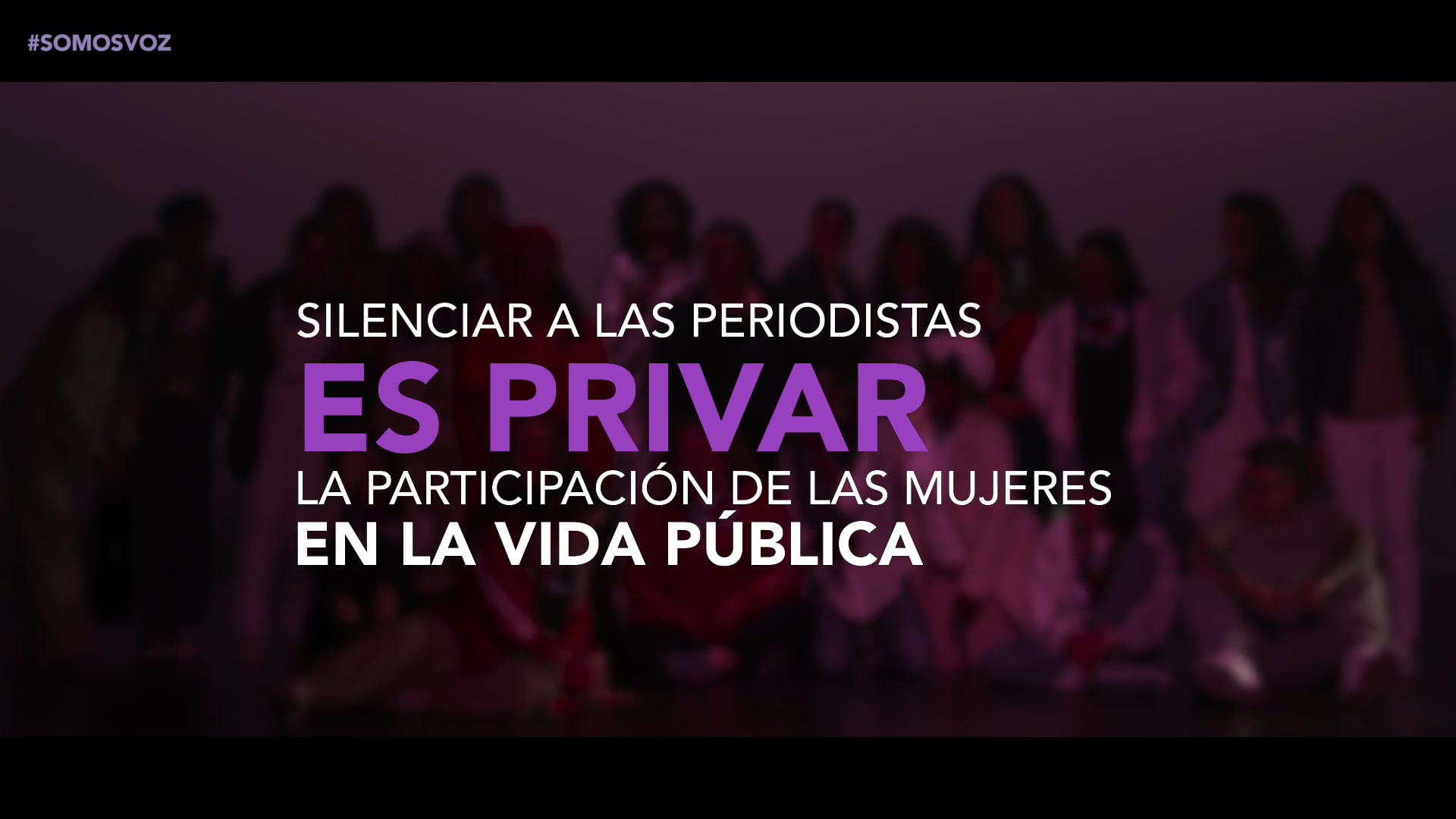 Silenciar a las periodistas es privar la participación