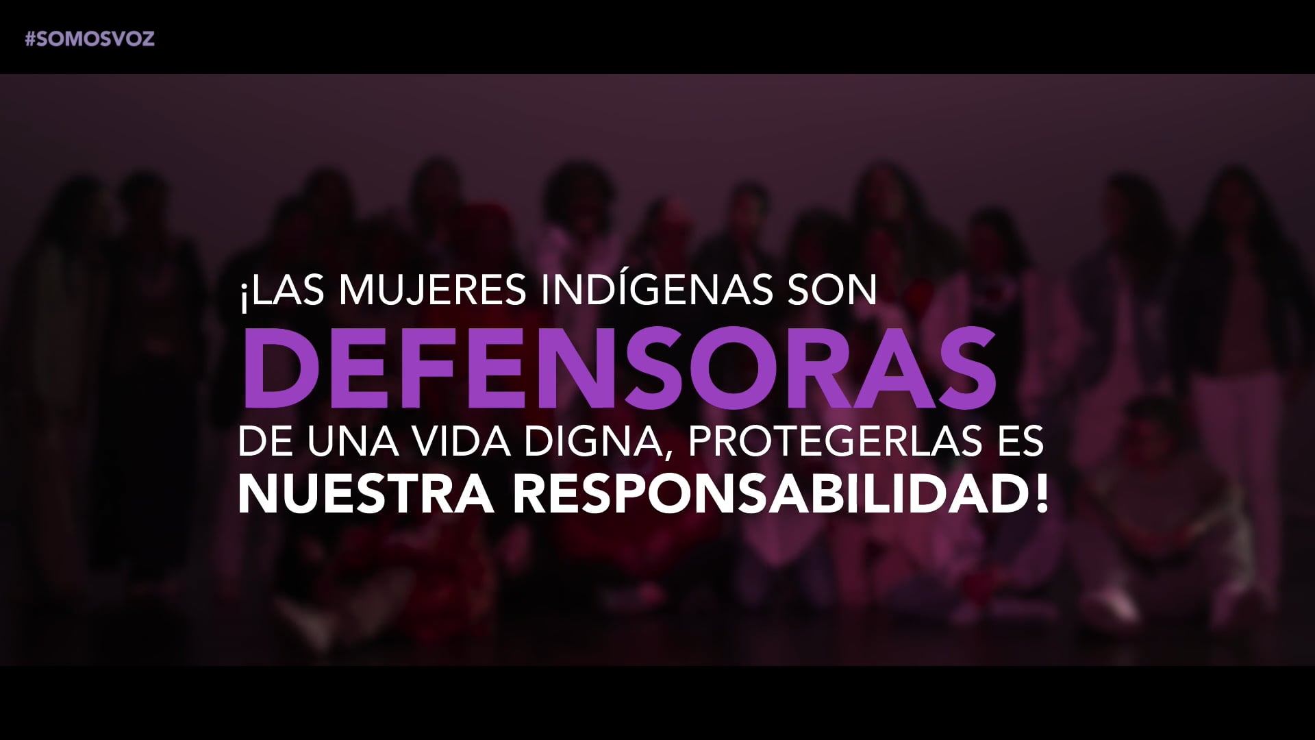 Las mujeres indígenas  defensoras de una vida digna
