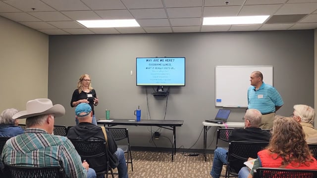 Mark Redecker and Jeania Food Safety