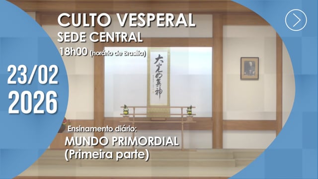 Capa do vídeo do “Culto Vesperal | Sede Central - 23/02/2026”.