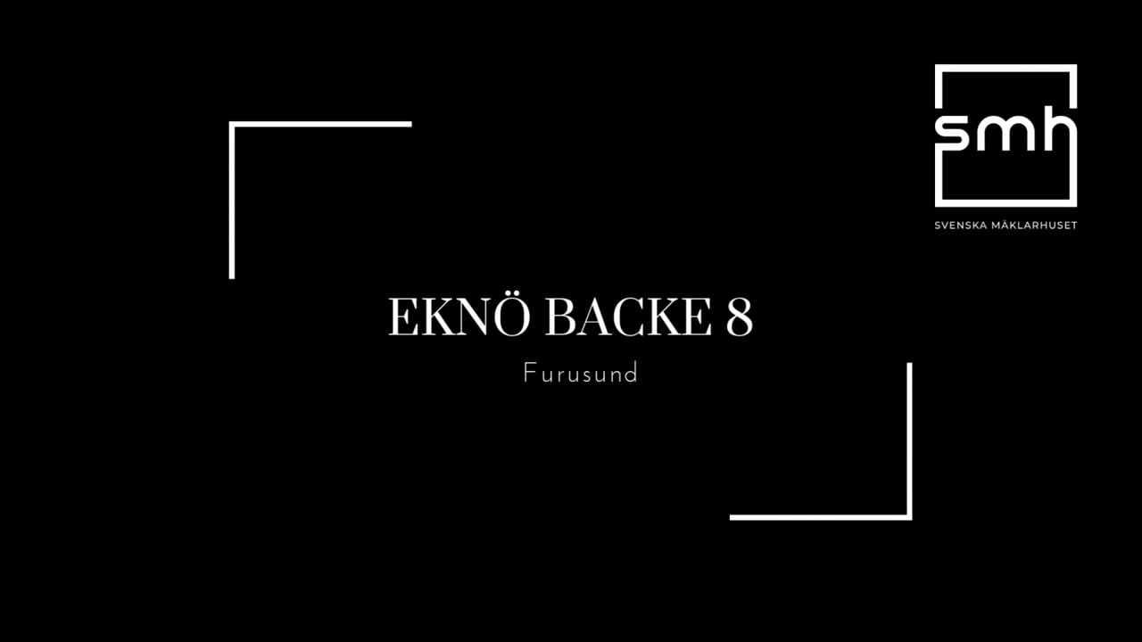 Tomt på Eknö Backe 8 Furusund, Svartnö/Eknö Norrtälje kommun - video