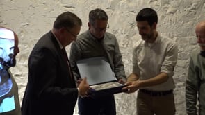 Fèlix Guanter, reconegut per la seva dedicació i entrega al tennis taula