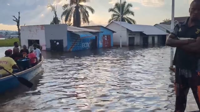 Débordement de la rivière Lukuga