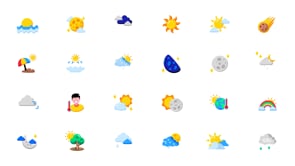 Animated Seasonal Weather Icons, an Emoji Icon by Prosymbols (Thumbnail 4 of 4)