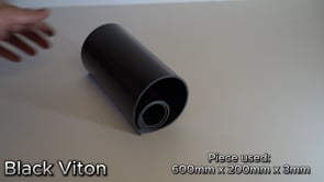 Viton Rubber Sheet - Black