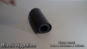 Hyperlon Rubber Sheet - Black