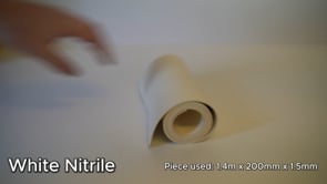 Nitrile Rubber Sheet - White