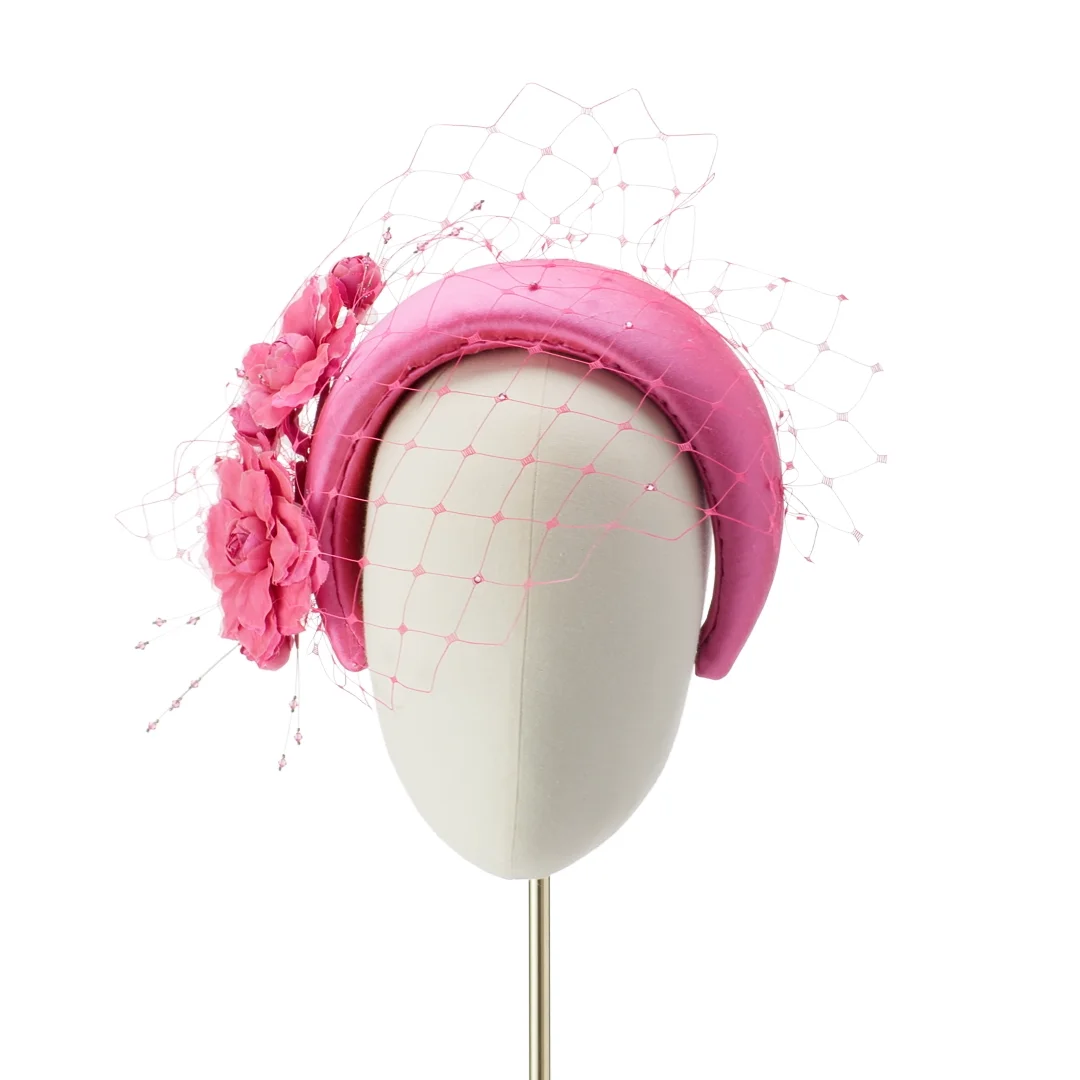 Francesca Pink Headband. Hats for Men & Women