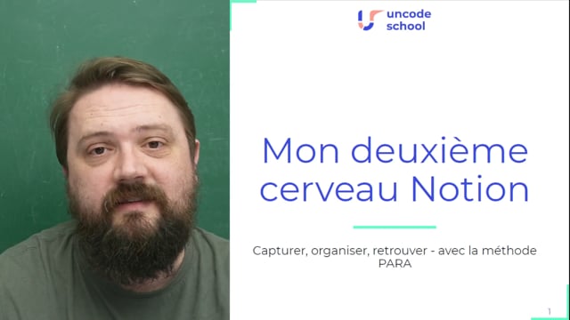 Faire de Notion son deuxième cerveau grâce à la méthode PARA !