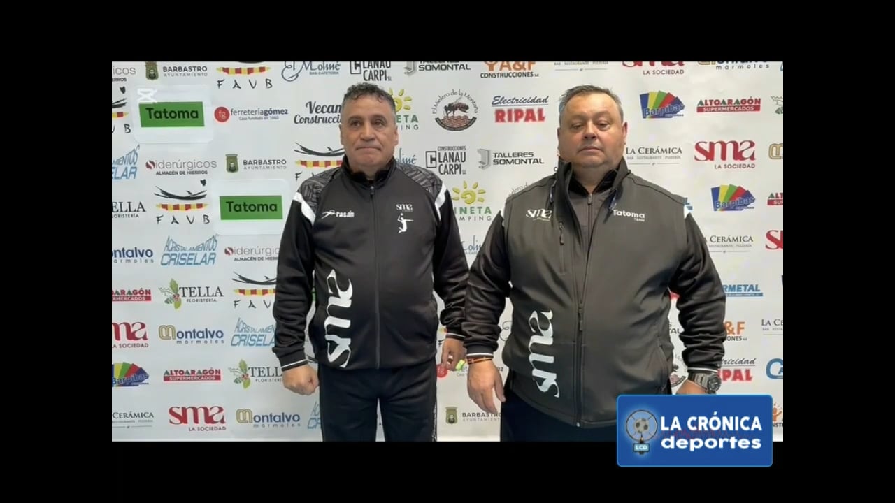 FERNANDO Y TOÑO (Entrenadores SMA Barbastro)