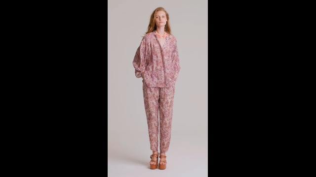 Camisa Ampla Estampado Eva