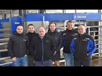 Batch milking: un centro de ordeño pensado para crecer con cuatro robots DeLaval VMS™ V300