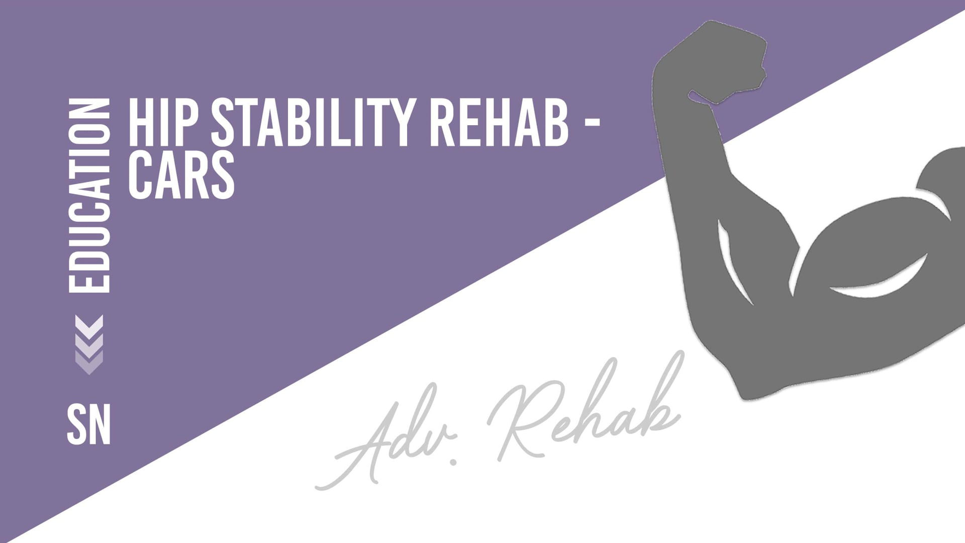 Hip Stability Rehab - CARS