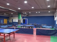 Millores en l'enllumenat a la sala del tennis taula