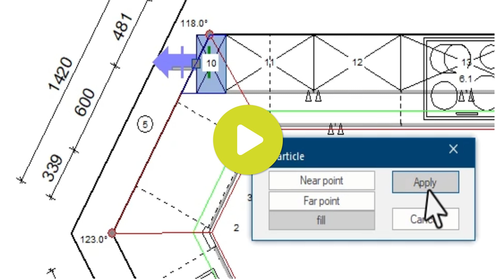 The fitting function