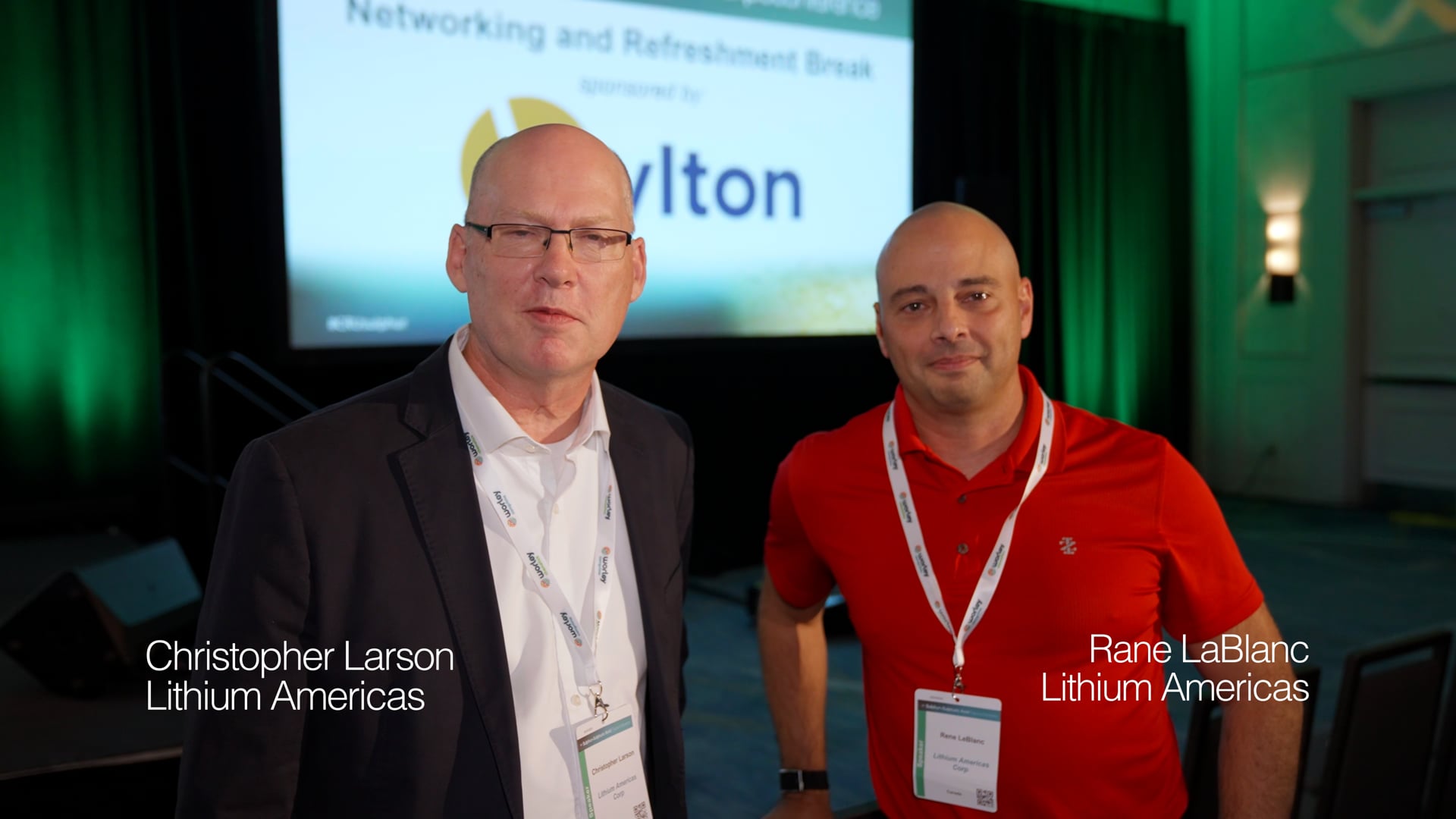 Christopher Larson & Rene LeBlanc from Lithium Americas