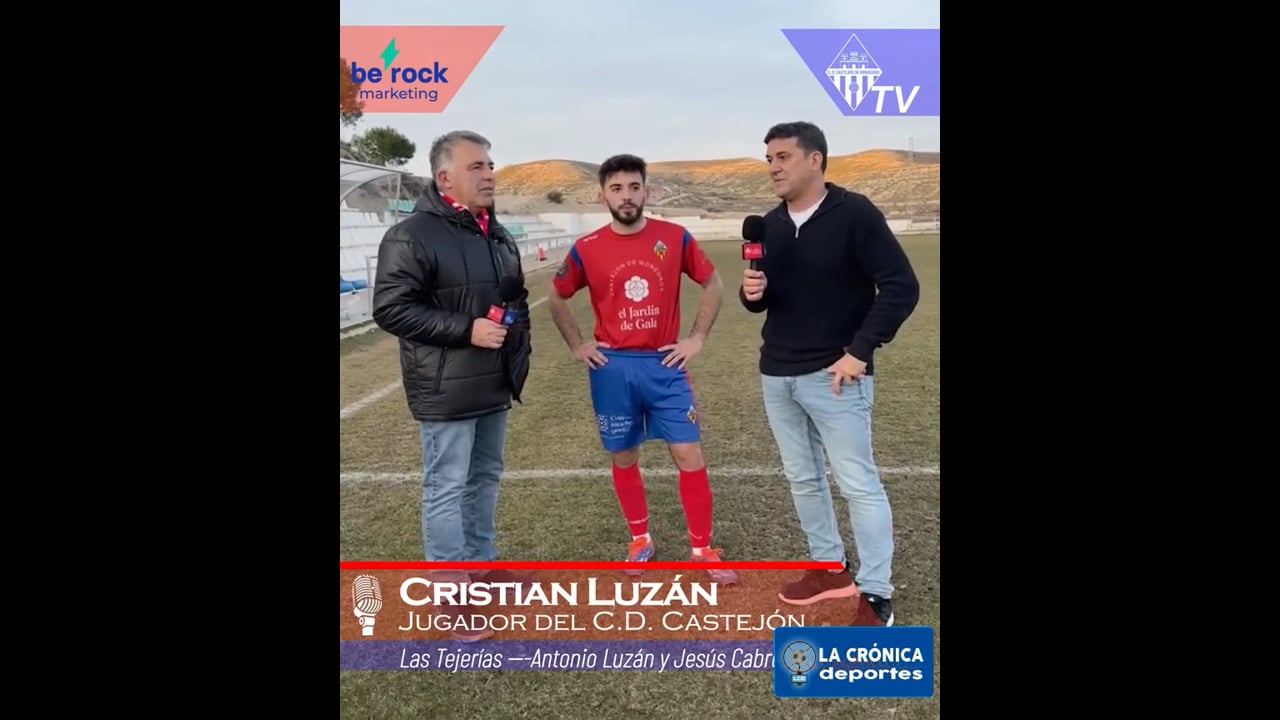 CRISTIAN LUZÁN (Jugador Castejón) CD Castejón 1-2 CF Ayerbe / Jor. 20 - 2ª Regional Gr 2-1 / Fuente: CD Castejón