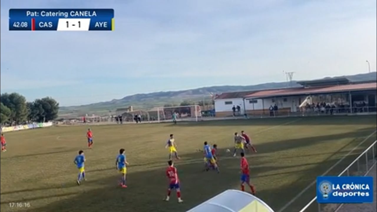 (RESUMEN Y GOLES) CD Castejón 1-2 CF Ayerbe / Jor. 20 - 2ª Regional Gr 2-1 / Fuente: CD Castejón