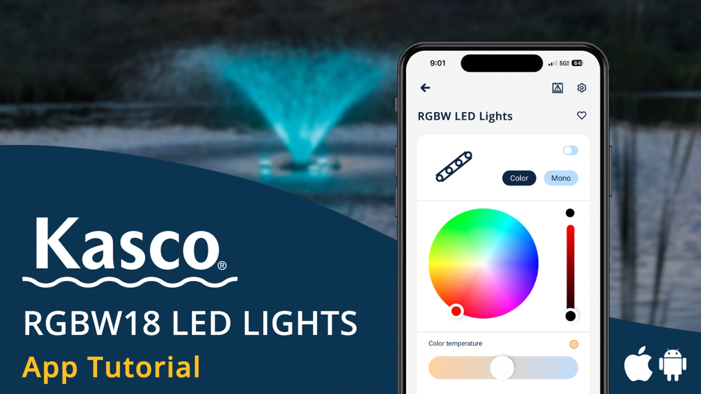 RGBW18 LED Light Kit App Tutorial | Videos & Movies on Vimeo