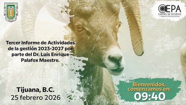 Tercer Informe de Actividades de la Gestión 2023-2027 por parte del Dr. Luis Enrique Palafox Maestre