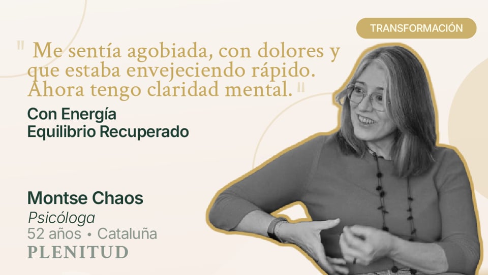 Testimonio en vídeo de Montse Chaos, alumna del Método PLENITUD