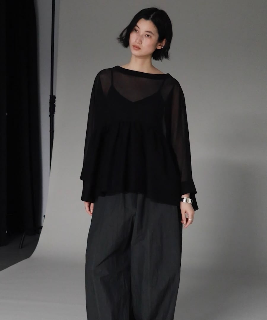 先行予約】シアーギャザーニットプルオーバー | [公式]カレンソロジー