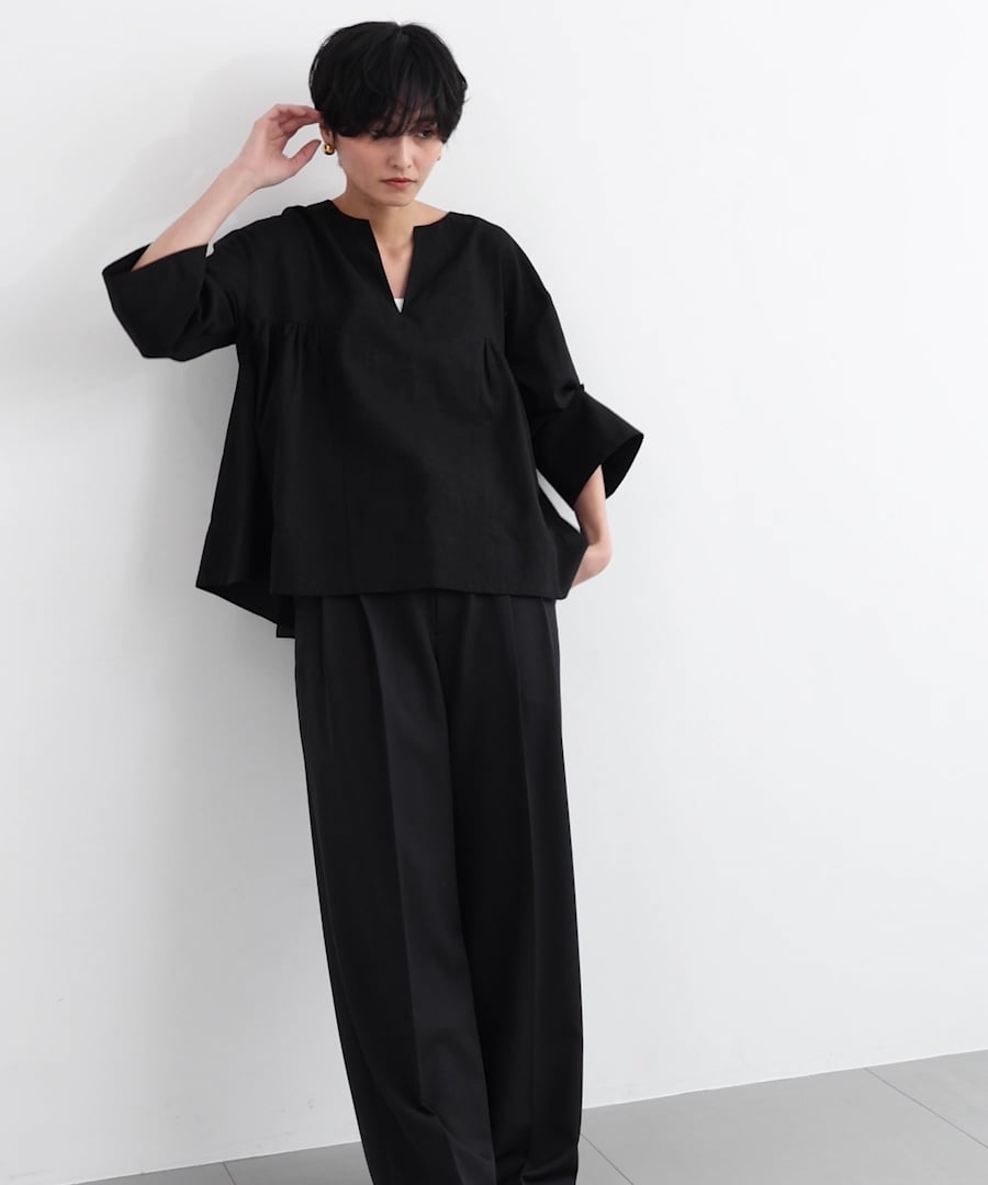 COMFITカフタンブラウス / ハンドウォッシャブル【WEB・一部店舗限定